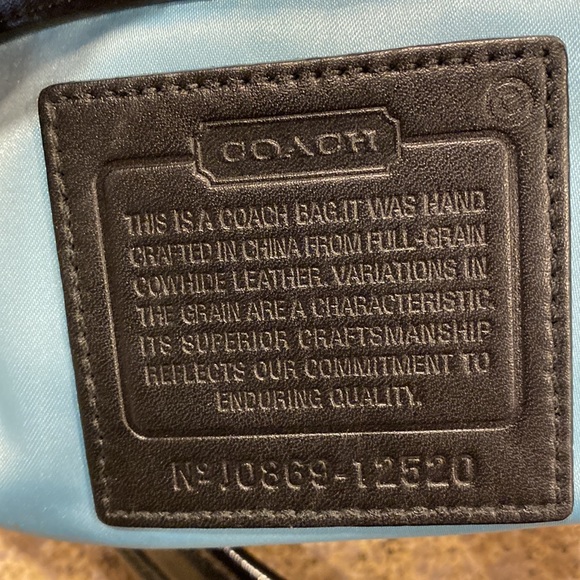 Coach Ergo Patent Leather Black Kisslock Leather Shoulder Bag Purse 12520 - Picture 15 of 17